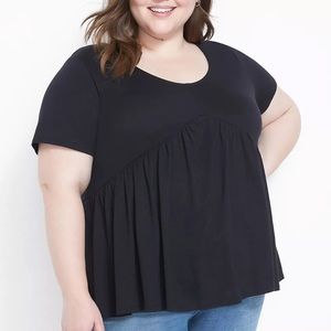 Lane Bryant scoop neck tee